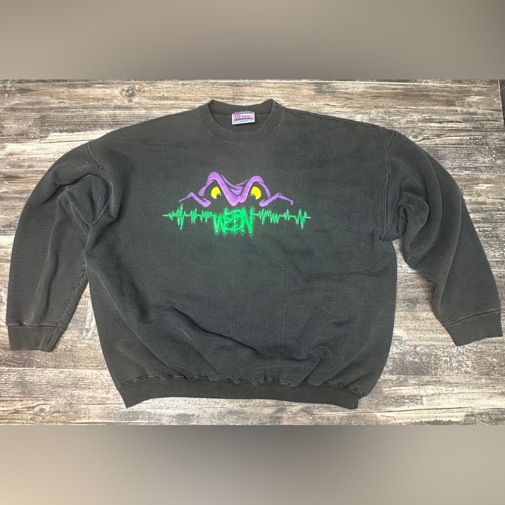 Vintage Y2K WEBN 102.7 Cincinnati Radio Sweatshirt Hanes XL